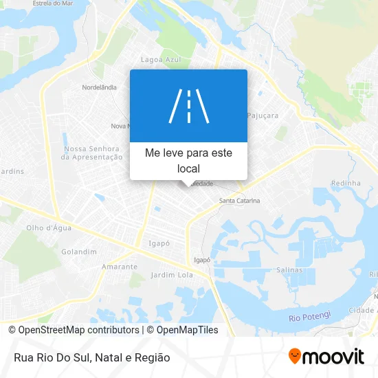Rua Rio Do Sul mapa