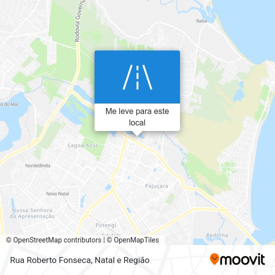 Rua Roberto Fonseca mapa