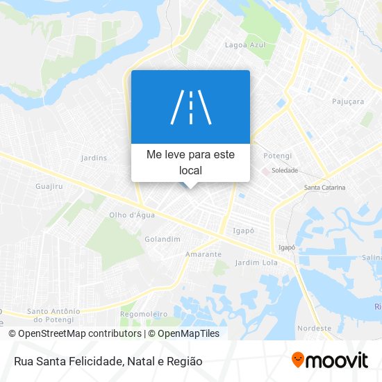 Rua Santa Felicidade mapa