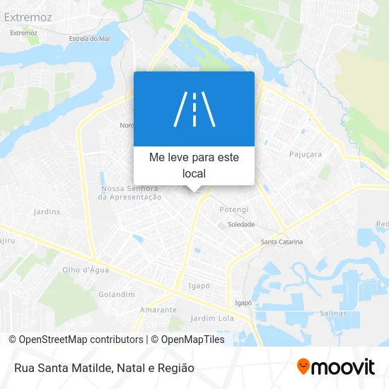 Rua Santa Matilde mapa