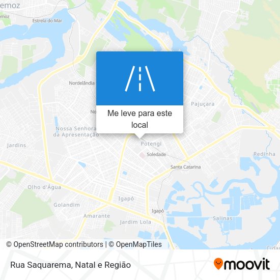 Rua Saquarema mapa