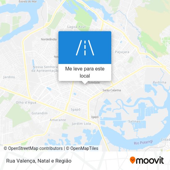 Rua Valença mapa