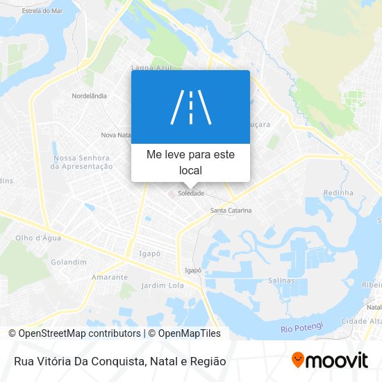 Rua Vitória Da Conquista mapa