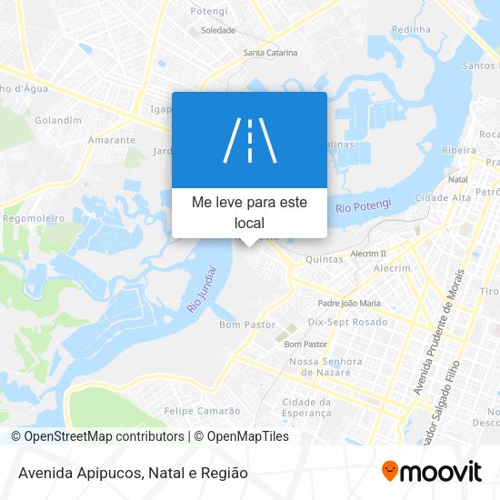 Avenida Apipucos mapa