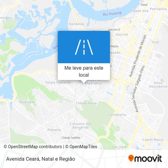 Avenida Ceará mapa