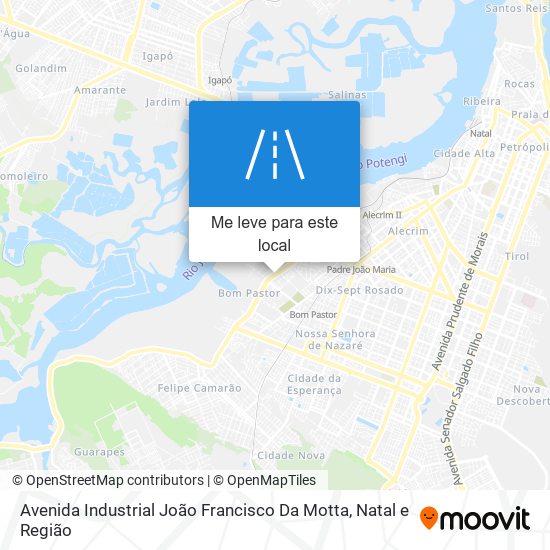 Avenida Industrial João Francisco Da Motta mapa