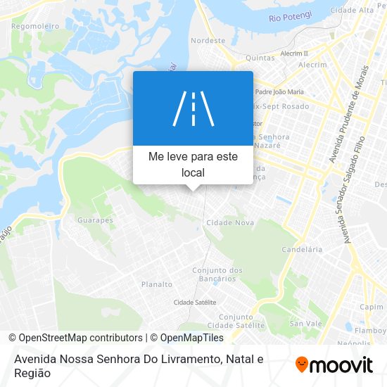 Avenida Nossa Senhora Do Livramento mapa