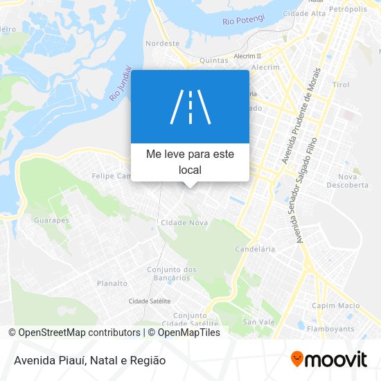 Avenida Piauí mapa