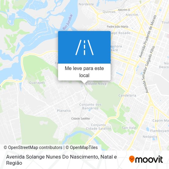 Avenida Solange Nunes Do Nascimento mapa