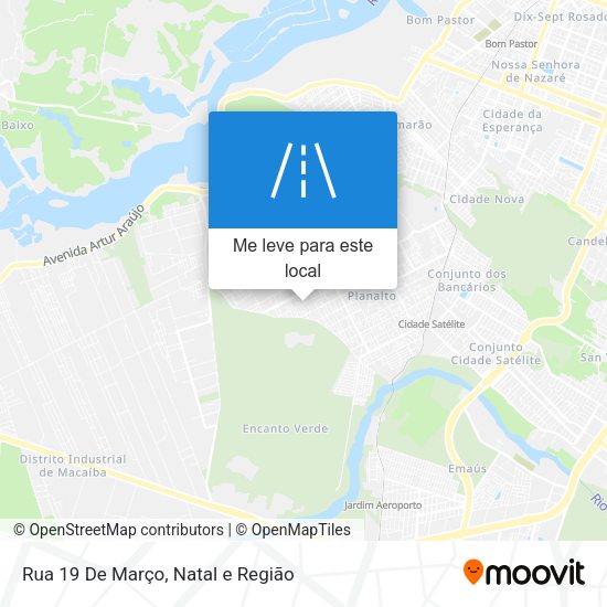 Rua 19 De Março mapa