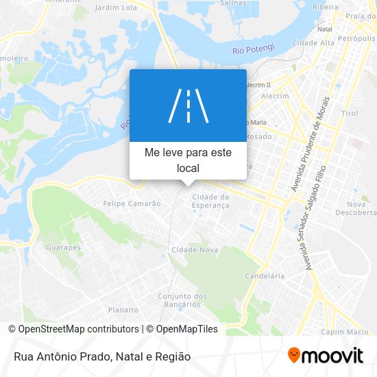 Rua Antônio Prado mapa