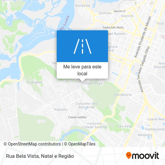 Rua Bela Vista mapa