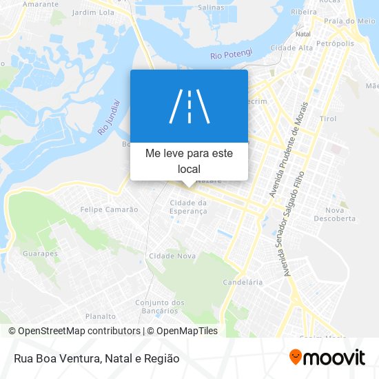 Rua Boa Ventura mapa