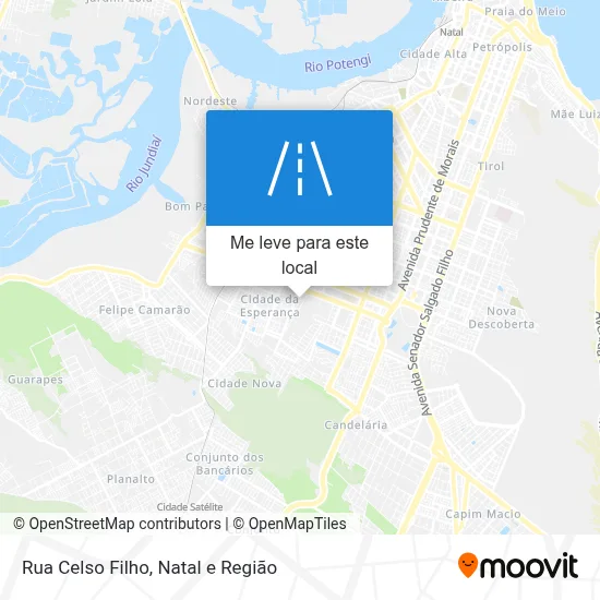 Rua Celso Filho mapa