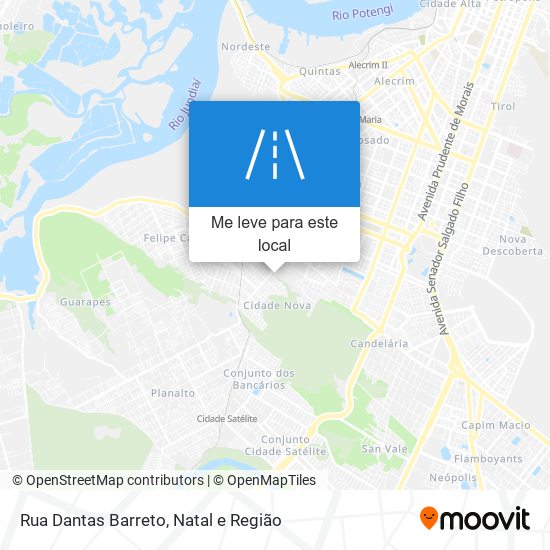 Rua Dantas Barreto mapa