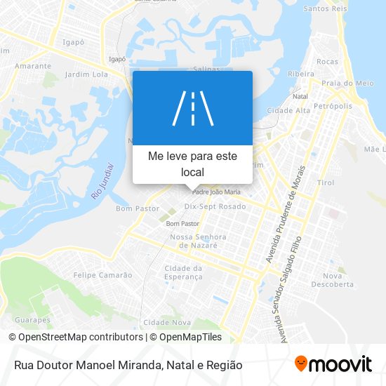 Rua Doutor Manoel Miranda mapa