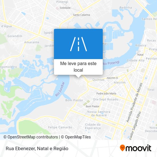 Rua Ebenezer mapa