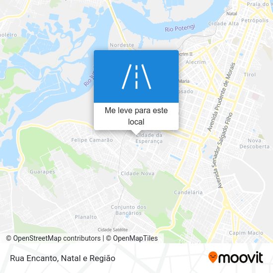 Rua Encanto mapa