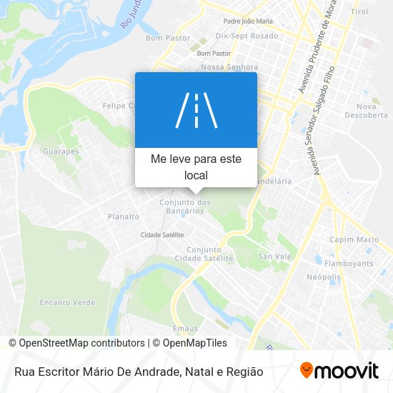 Rua Escritor Mário De Andrade mapa