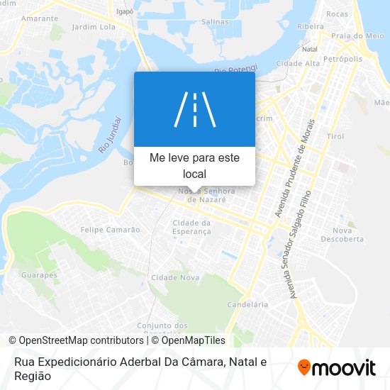 Rua Expedicionário Aderbal Da Câmara mapa