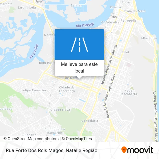 Rua Forte Dos Reis Magos mapa