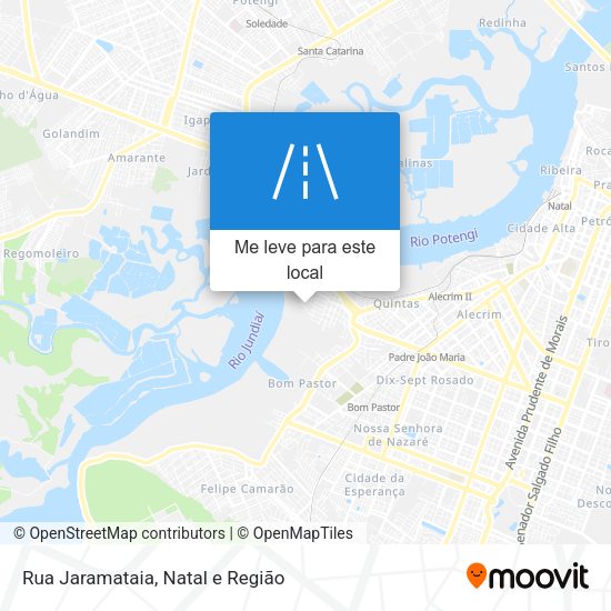 Rua Jaramataia mapa