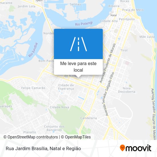 Rua Jardim Brasília mapa