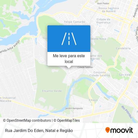 Rua Jardim Do Eden mapa
