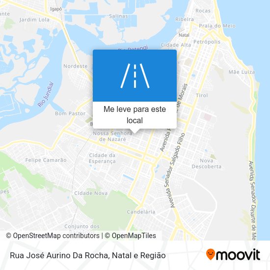 Rua José Aurino Da Rocha mapa
