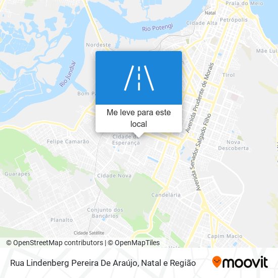 Rua Lindenberg Pereira De Araújo mapa