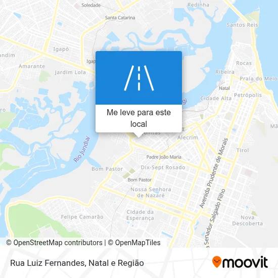 Rua Luiz Fernandes mapa