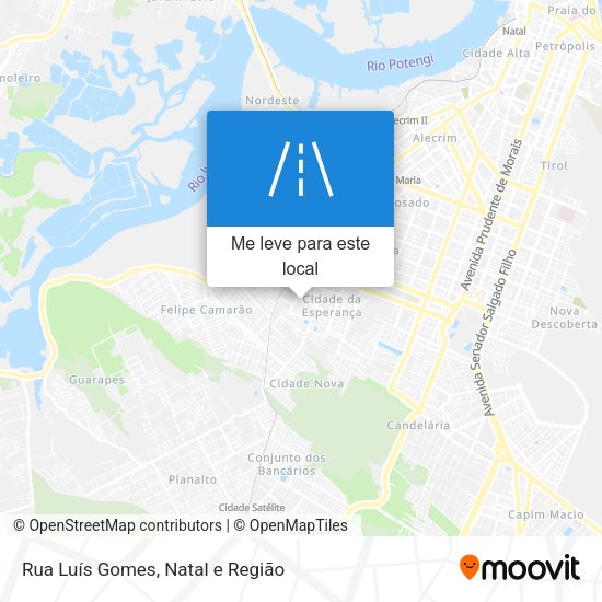 Rua Luís Gomes mapa