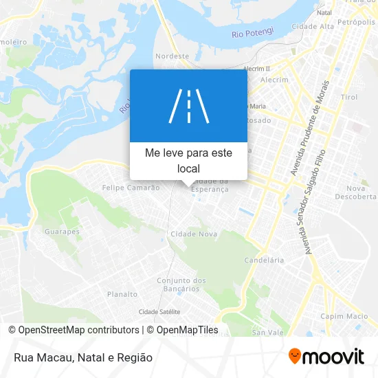 Rua Macau mapa