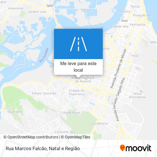 Rua Marcos Falcão mapa