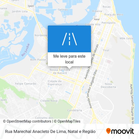 Rua Marechal Anacleto De Lima mapa