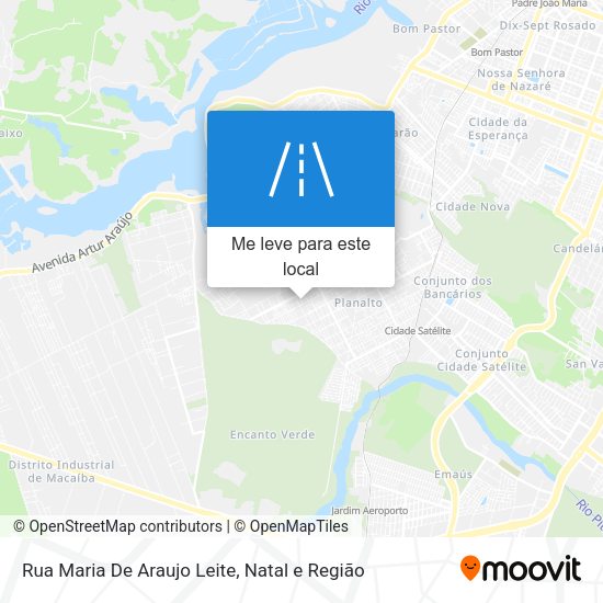 Rua Maria De Araujo Leite mapa