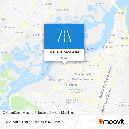 Rua Mira Torres mapa