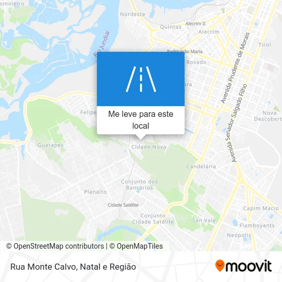 Rua Monte Calvo mapa