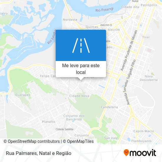 Rua Palmares mapa