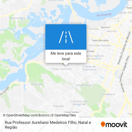 Rua Professor Aureliano Medeiros Filho mapa