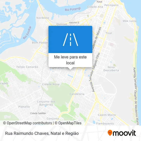Rua Raimundo Chaves mapa