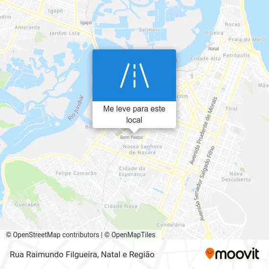 Rua Raimundo Filgueira mapa