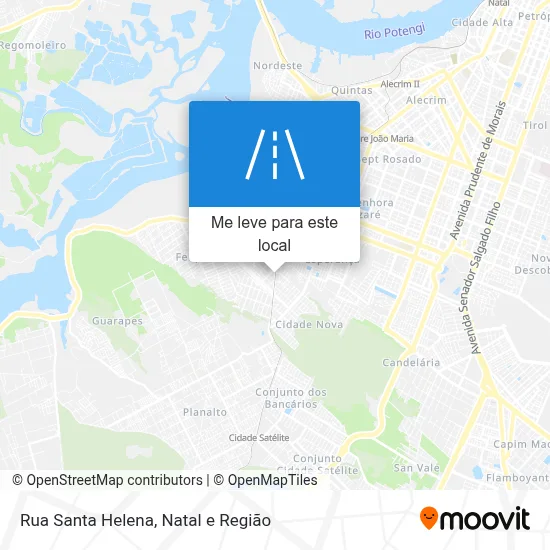 Rua Santa Helena mapa