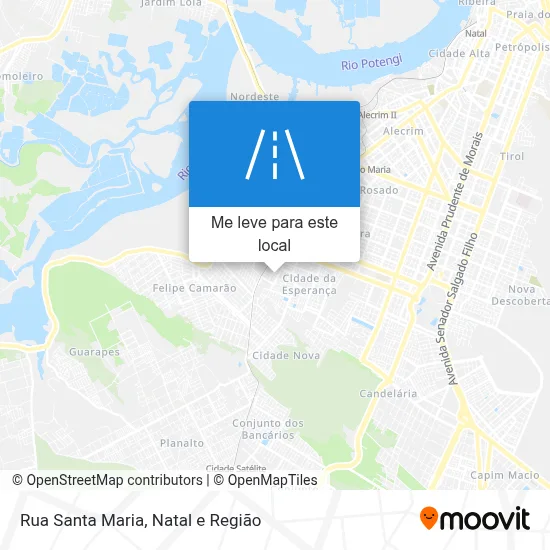 Rua Santa Maria mapa