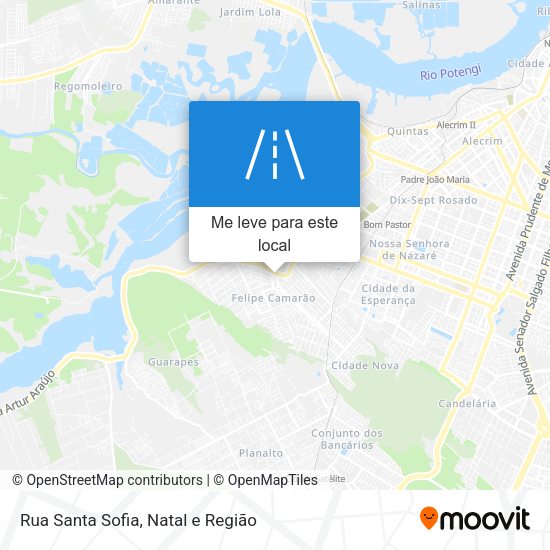 Rua Santa Sofia mapa