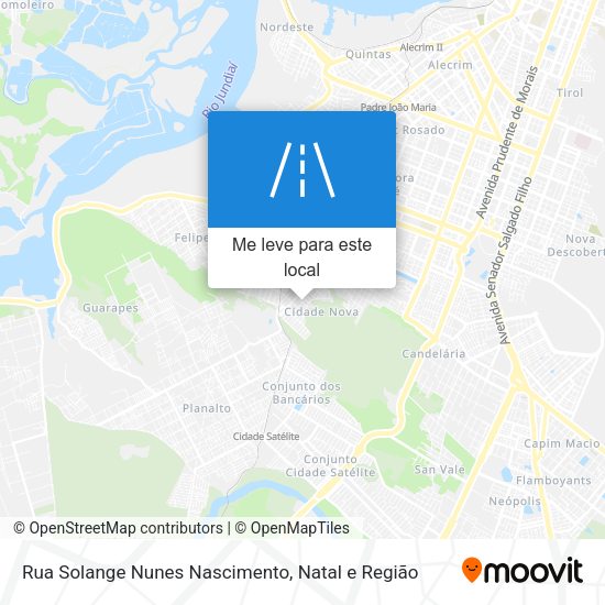 Rua Solange Nunes Nascimento mapa