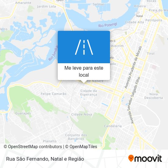 Rua São Fernando mapa