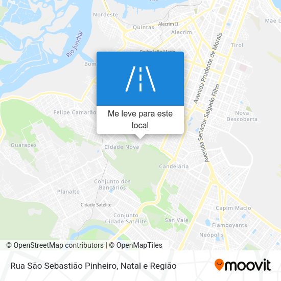 Rua São Sebastião Pinheiro mapa