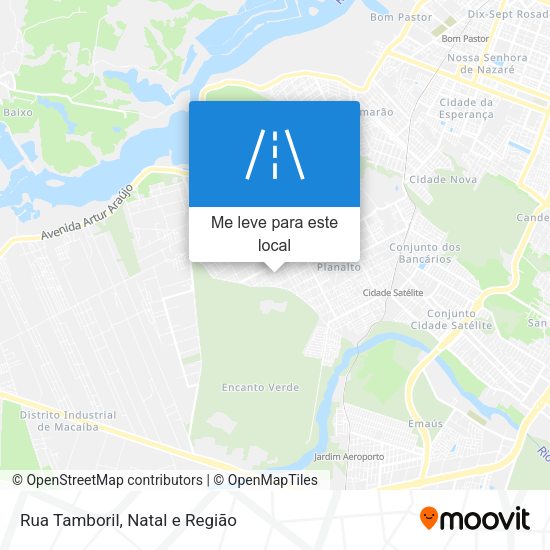 Rua Tamboril mapa