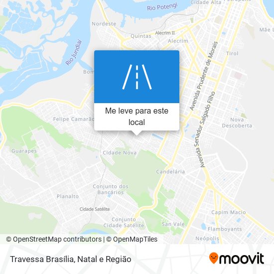 Travessa Brasília mapa